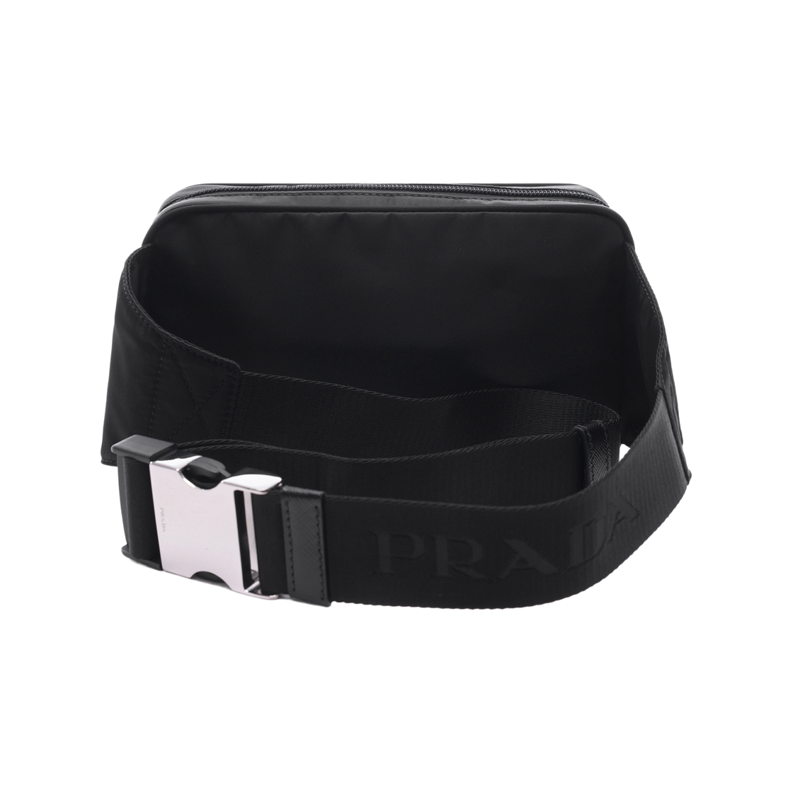 [15% 쿠폰] 프라다 리나일론 사피아노 레더 벨트백 블랙([15% 쿠폰] Prada Re-Nylon and Saffiano Leather Belt Bag Black) - 4