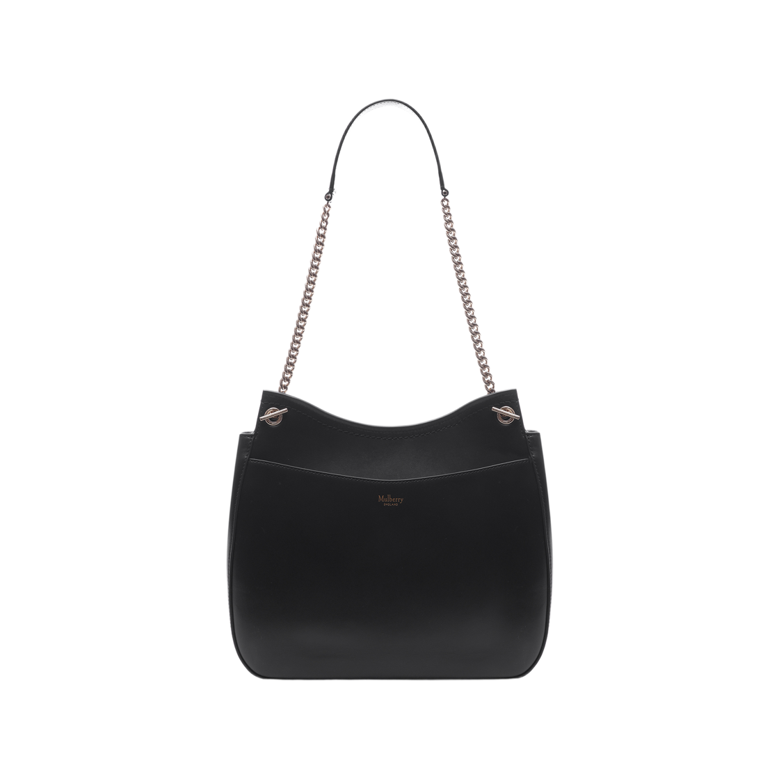 [15% 쿠폰] 멀버리 하이 글로스 레더 라나 체인 숄더백 블랙([15% 쿠폰] Mulberry Lana Chain Shoulder Bag with High Gloss Leather Black) - 4