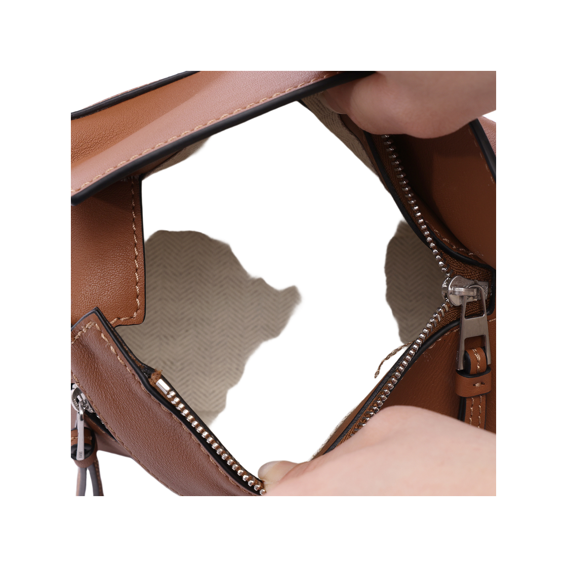 [15% 쿠폰] 로에베 클래식 카프스킨 미니 퍼즐 범백 탄([15% 쿠폰] Loewe Mini Puzzle Bumbag in Classic Calfskin Tan) - 6