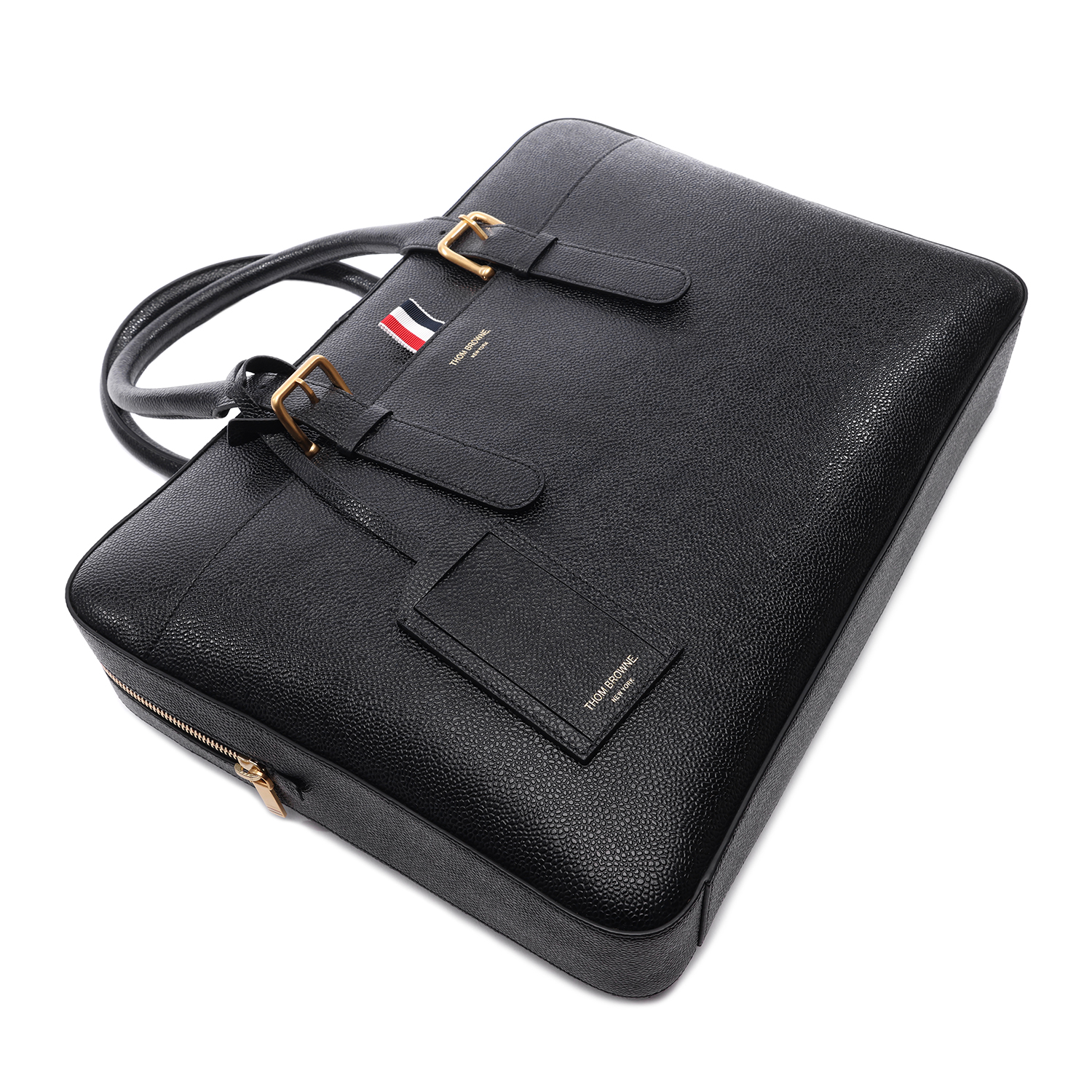 [15% 쿠폰] 톰브라운 페블 그레인 레더 비즈니스백 블랙([15% 쿠폰] Thom Browne Pebble Grain Leather Business Bag Black) - 5