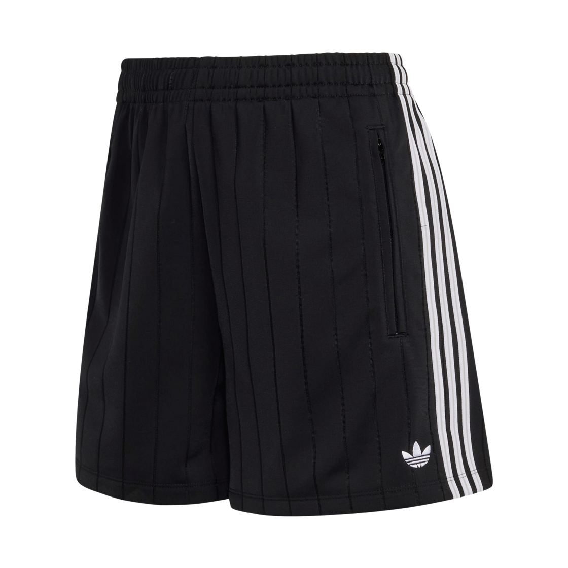 KS6788 (W) Adidas Pinstripe Firebird Shorts Black White - KR Sizing