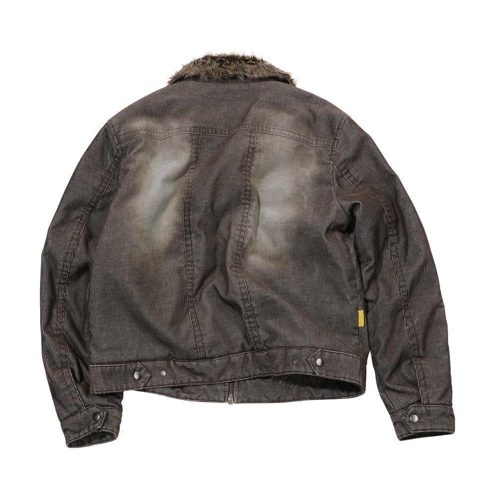 메인부스 울프 코듀로이 퍼 자켓 브라운(MAINBOOTH Wolf Corduroy Fur Jacket BROWN) - 2