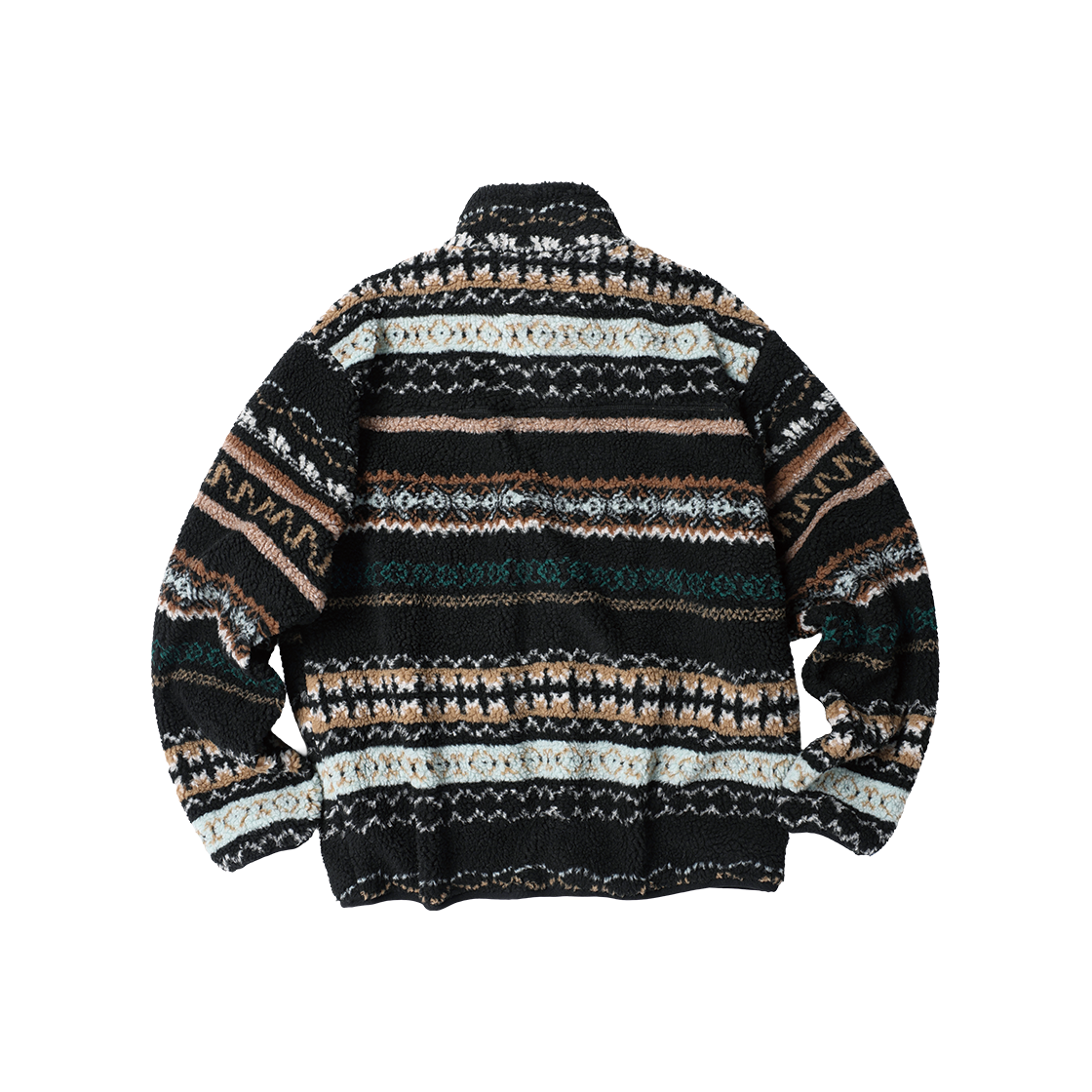 더바이닐하우스 페이즐리 플리스 자켓 블랙(Thevinylhouse Paisley Fleece Jacket Black) - 2