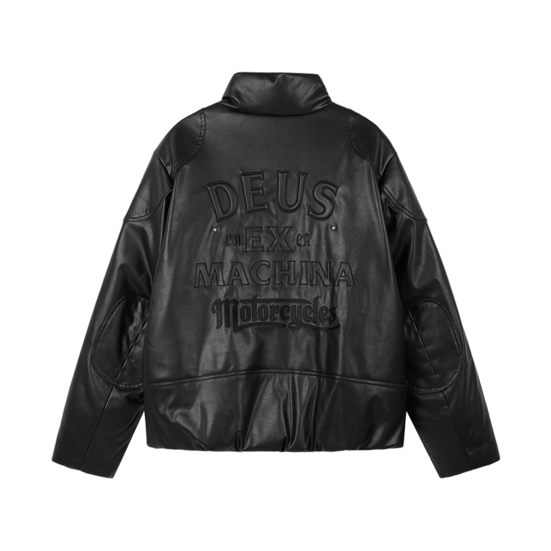 데우스 엑스 마키나 라이더스 프렌드 포우 레더 다운 자켓 블랙(Deus Ex Machina Rider's Friend Faux Leather Down Jacket Black) - 2