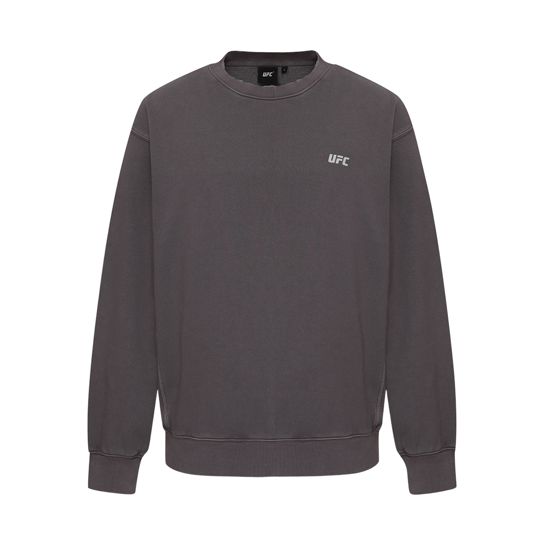 U2SWX3304PP UFC SPORT Dyeing Lettering Relaxed Fit Sweatshirt Purple