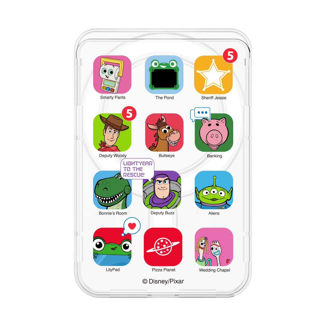에스엘비에스 토이스토리5 아이콘 마그넷 카드지갑(SLBS Toystory5 Icon Magnet Card Wallet)
