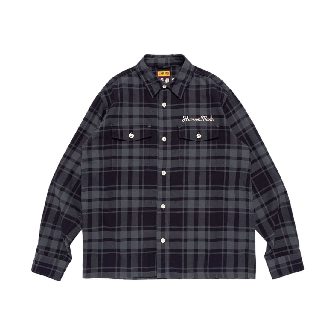 휴먼 메이드 플란넬 체크 셔츠 블랙(Human Made Flannel Check Shirt Black) - 2