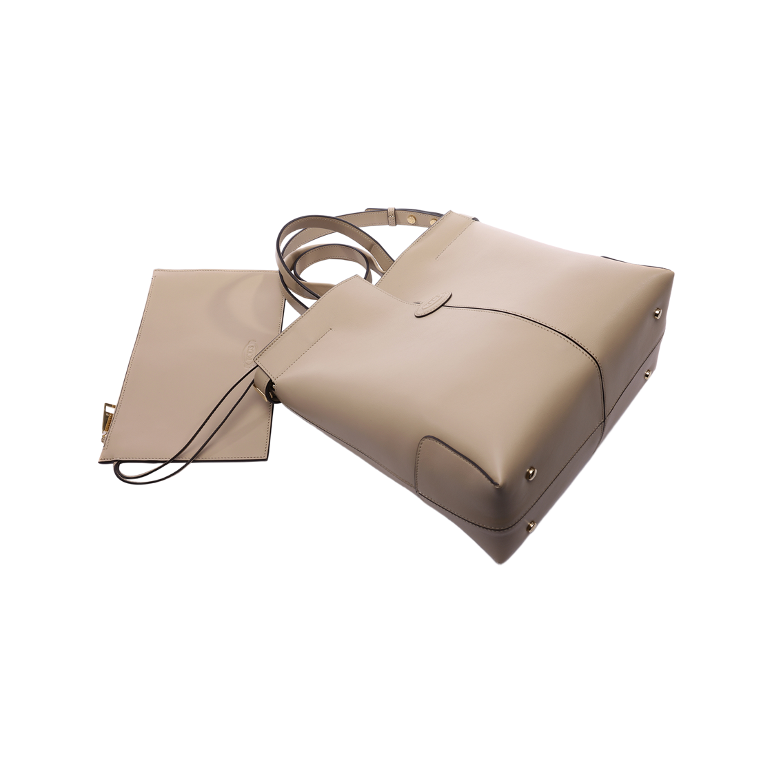 [15% 쿠폰] 토즈 레더 스몰 디아이 백 폴리오 베이지([15% 쿠폰] Tod's Di Bag Folio in Leather Small Beige) - 5