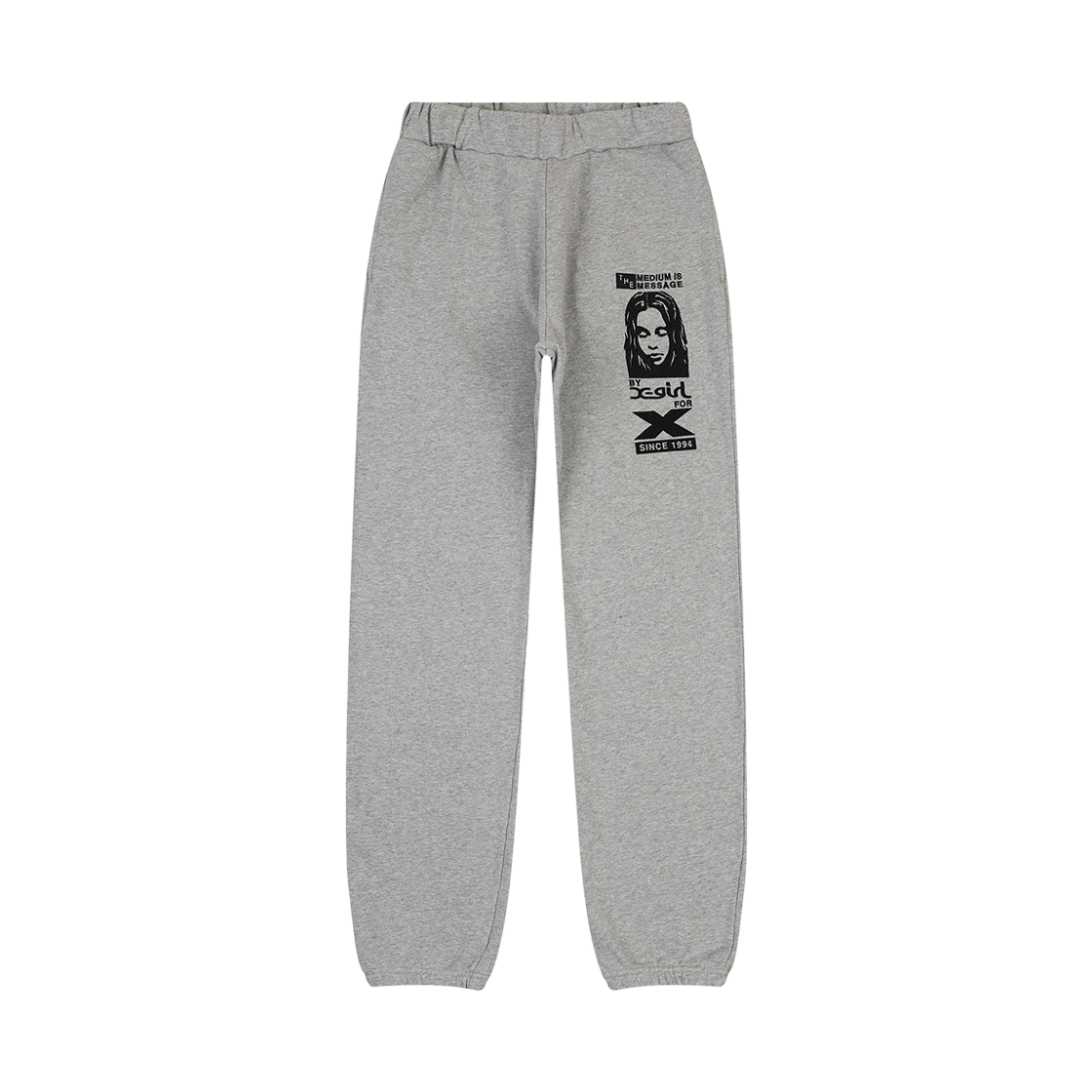 피어 엑스걸 바이 엑스걸 포 엑스 스웨트팬츠 그레이(PEER X-girl By X-girl For X Sweatpants Gray)