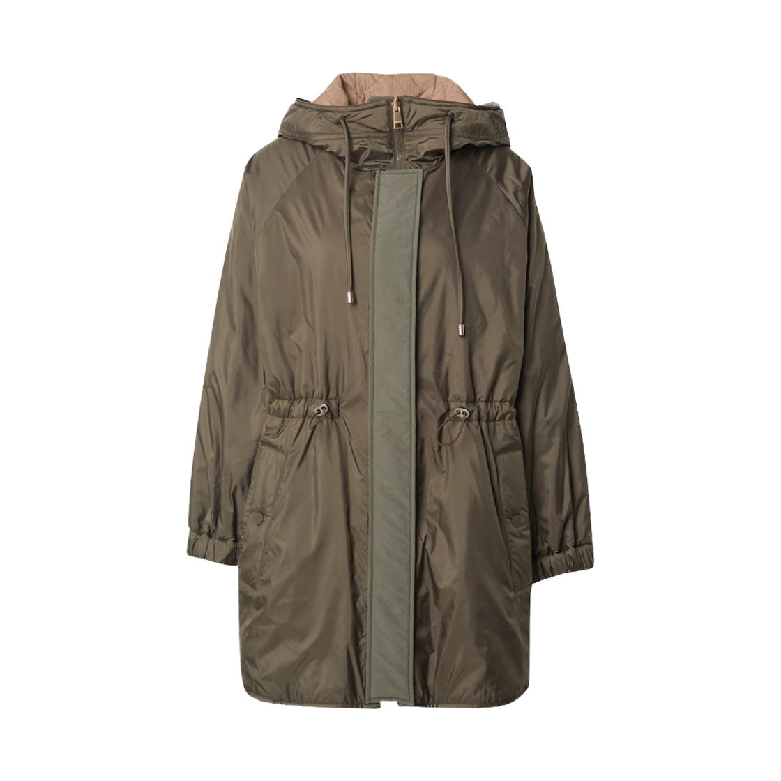 2525496011 033 [15% 쿠폰] Max Mara Alcamo Reversible Padded Jumper Khaki/Beige