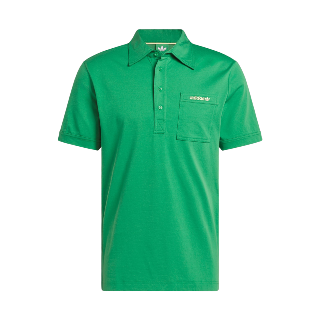 JF5002 Adidas Originals Archive Pocket Polo Shirt Green - KR Sizing