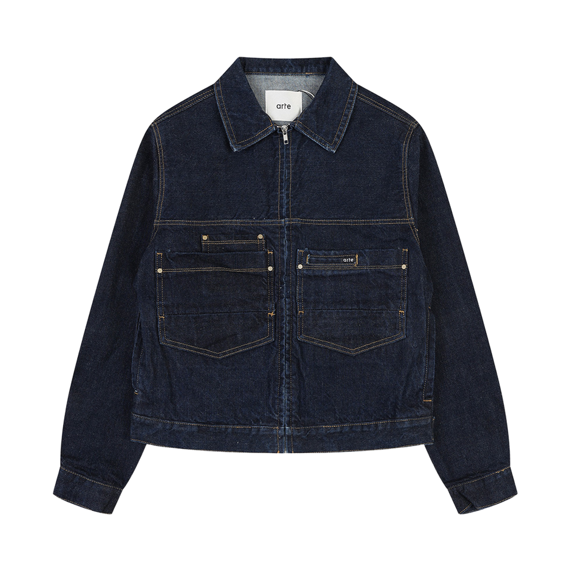 A14COJ0007BL PEER Arte Antwerp Denim Jacket Blue