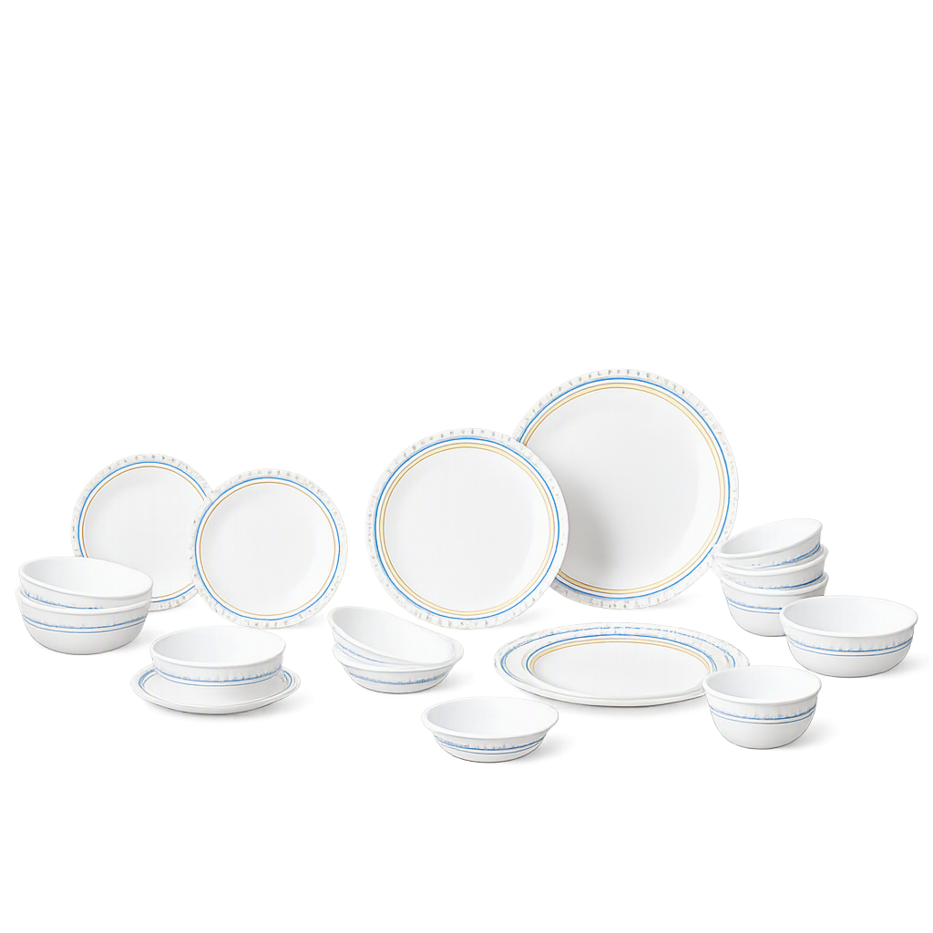 COR215 Corelle Adorable Dot Blue 4‑Person 20‑Piece Set