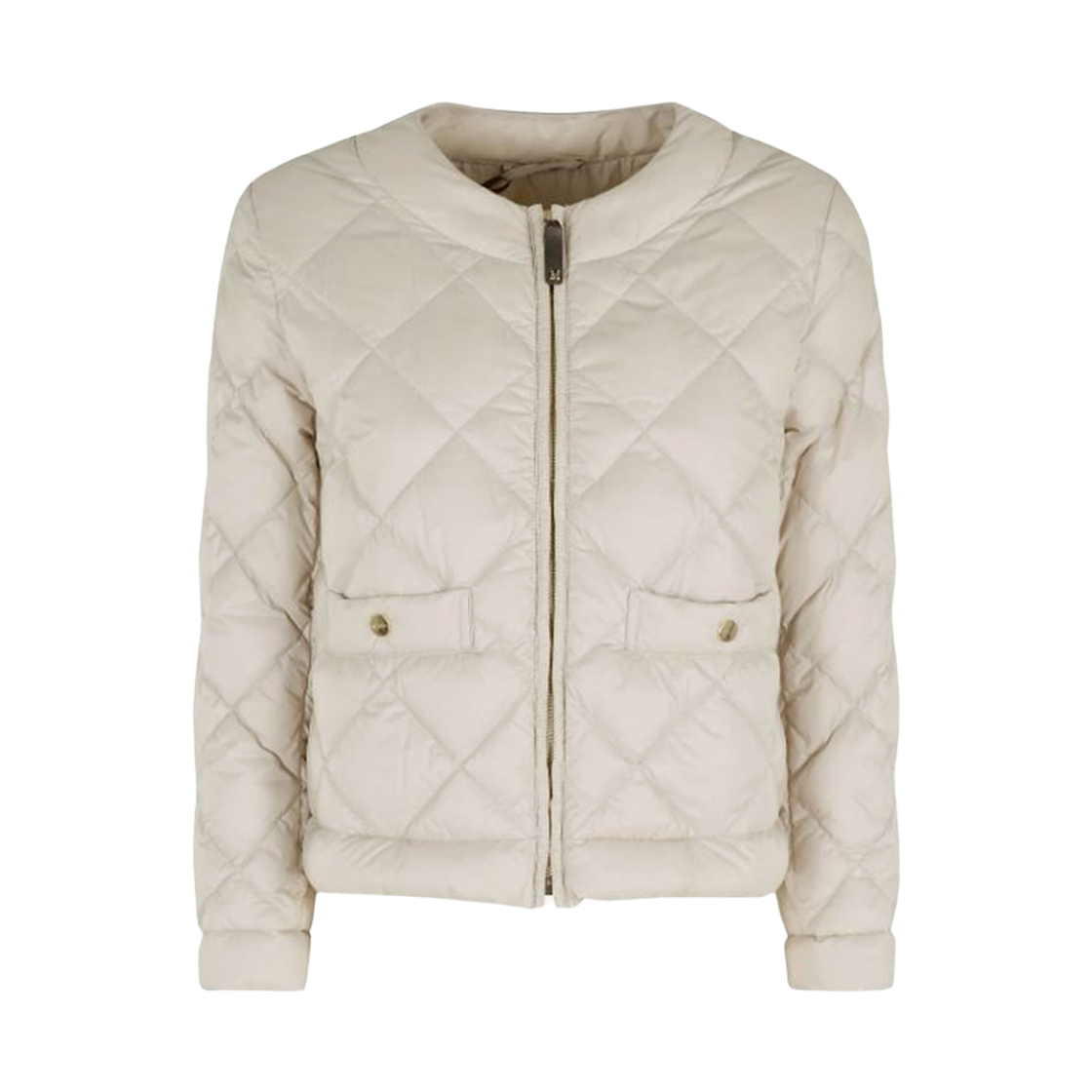 2619481014 031 [15% 쿠폰] Max Mara Softa Crewneck Lightweight Padded Jacket Whitesand
