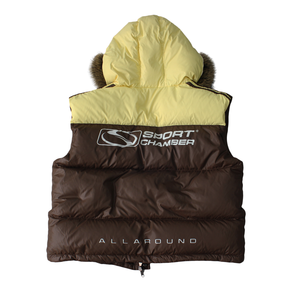 스포츠챔버 트랙 덕다운 베스트 브라운(SPORT CHAMBER Track Duck Down Vest Brown) - 3