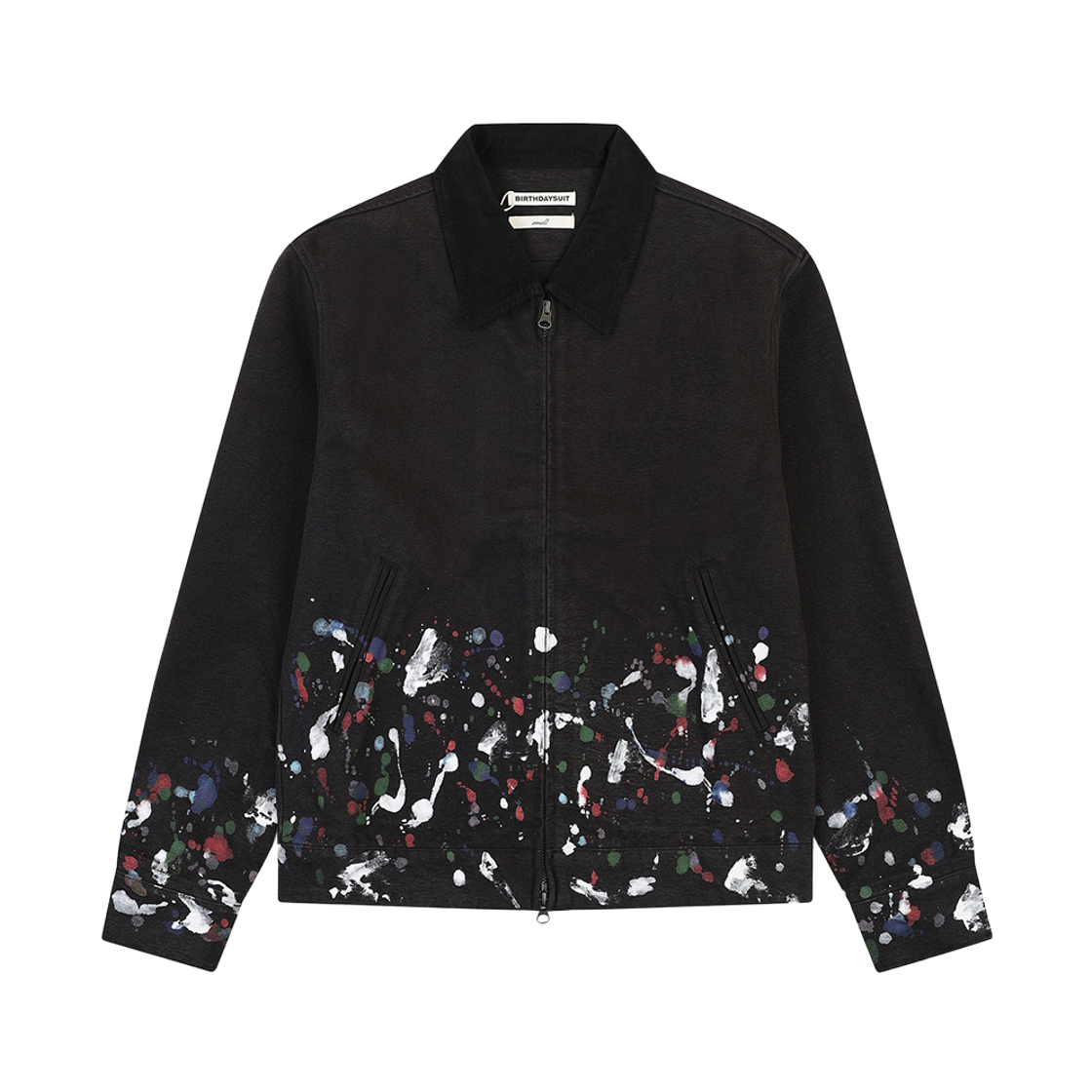 피어 벌스데이수트 페인티드 클럽 자켓 블랙(PEER Birthdaysuit Painted Club Jacket Black)