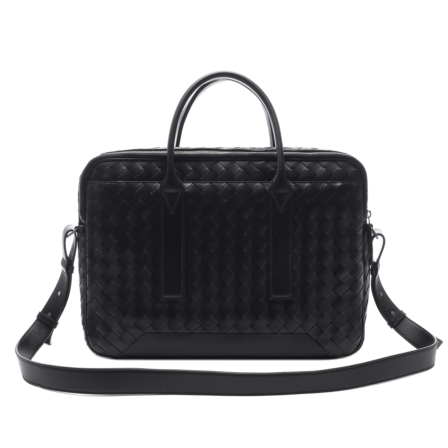 [15% 쿠폰] 보테가 베네타 겟어웨이 라지 브리프케이스 블랙([15% 쿠폰] Bottega Veneta Getaway Large Briefcase Black) - 4