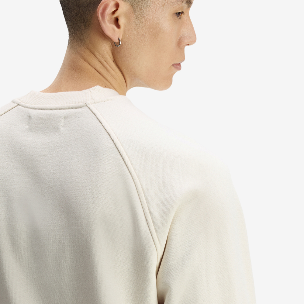 프레드페리 릴렉스드 팁드 크루넥 스웻셔츠 에크루(Fred Perry Relaxed Tipped Crewneck Sweatshirt Ecru) - 6