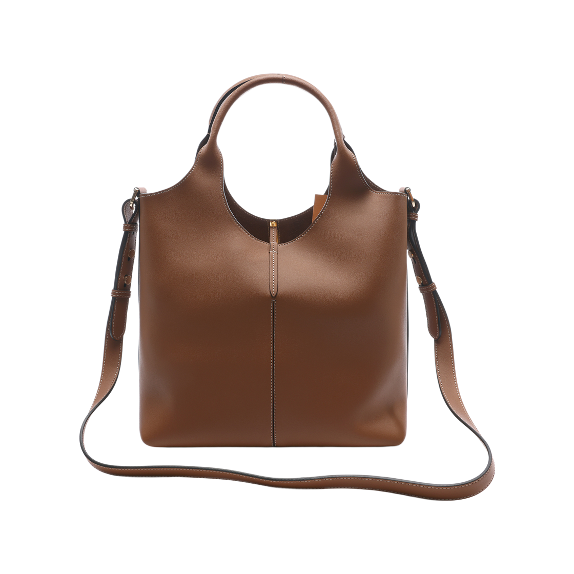 [15% 쿠폰] 토즈 레더 스몰 쇼핑백 브라운([15% 쿠폰] Tod's Shopping Bag in Leather Small Brown) - 4