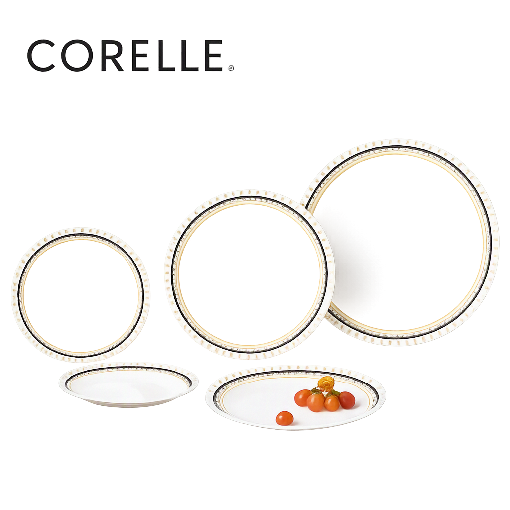 COR204 Corelle Adorable Dot Plate 5‑Piece Set