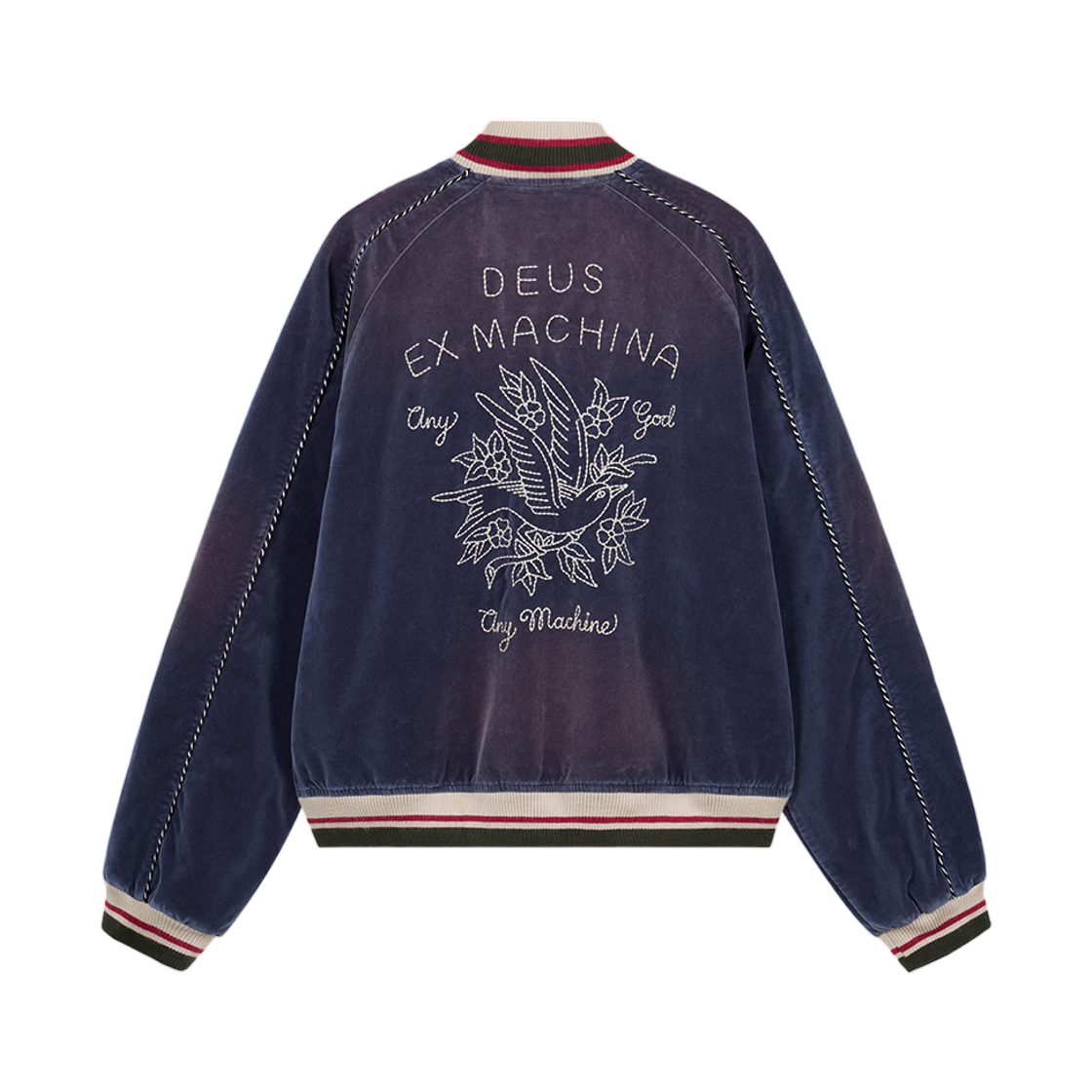 데우스 엑스 마키나 벨루어리티 수베니어 자켓 네이비(Deus Ex Machina Velourity Souvenir Jacket Navy) - 2