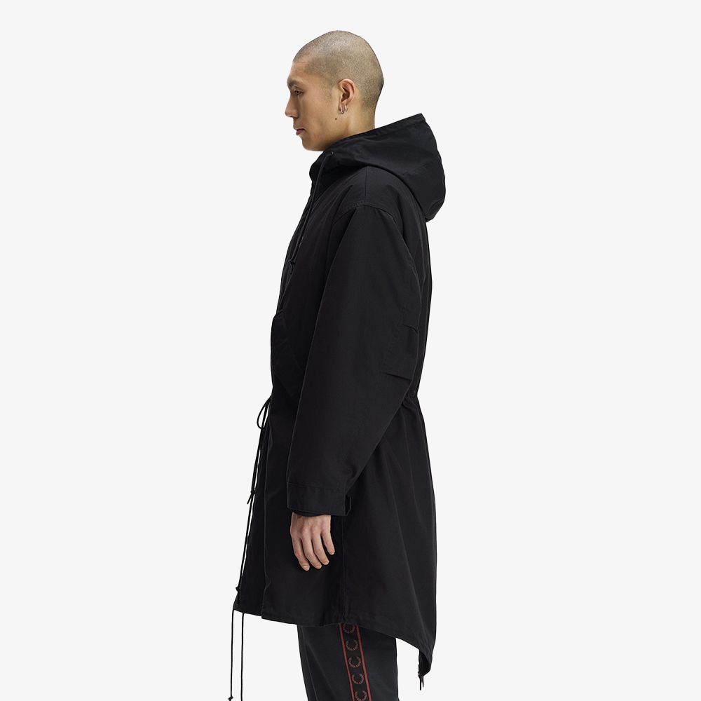 프레드페리 오버사이즈드 하모나이즈드 파카 블랙(Fred Perry Oversized Harmonised Parka Black) - 4