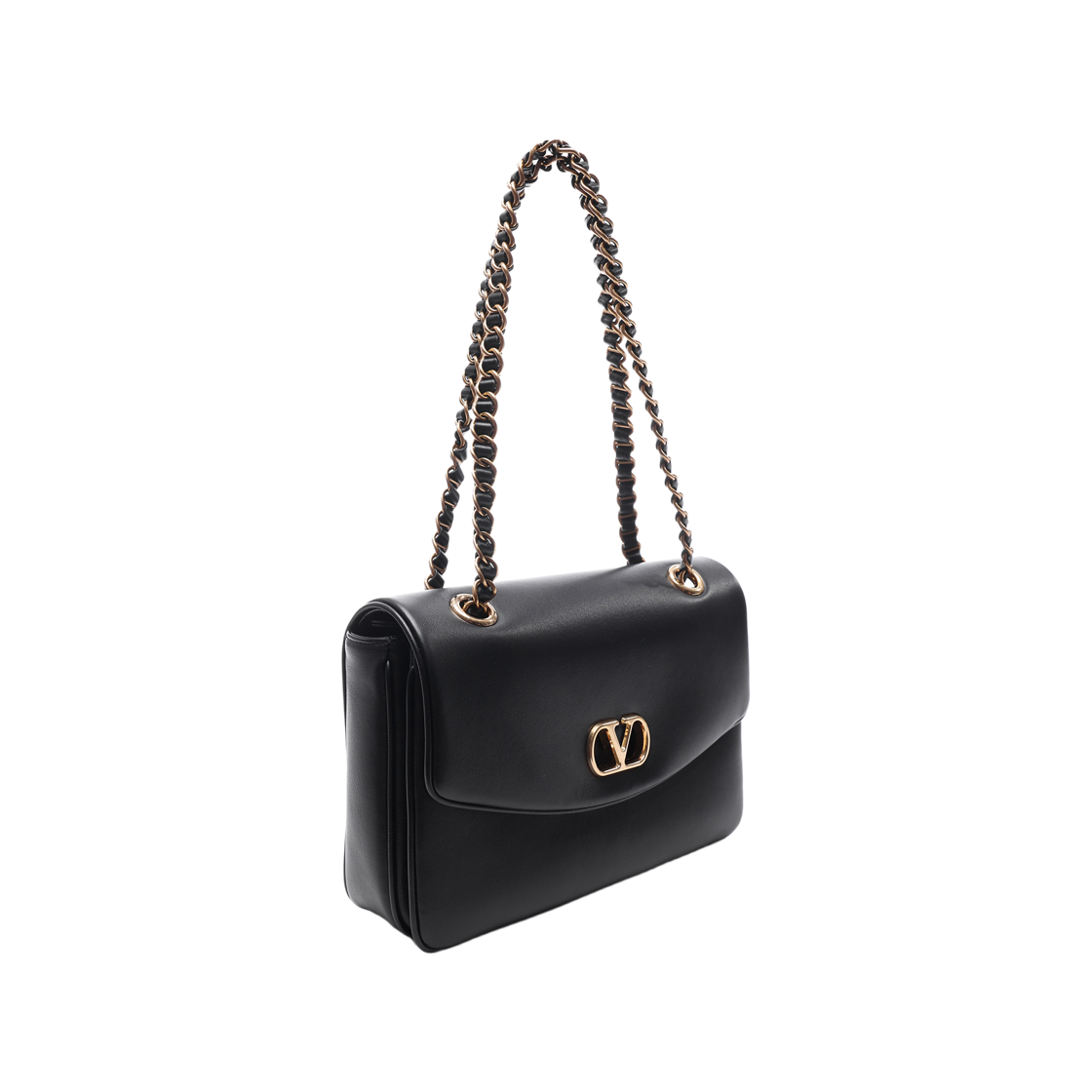 [15% 쿠폰] 발렌티노 가라바니 주나 미디움 체인 백 나파 레더 블랙([15% 쿠폰] Valentino Garavani Djuna Medium Chain Bag in Nappa Leather Black) - 3