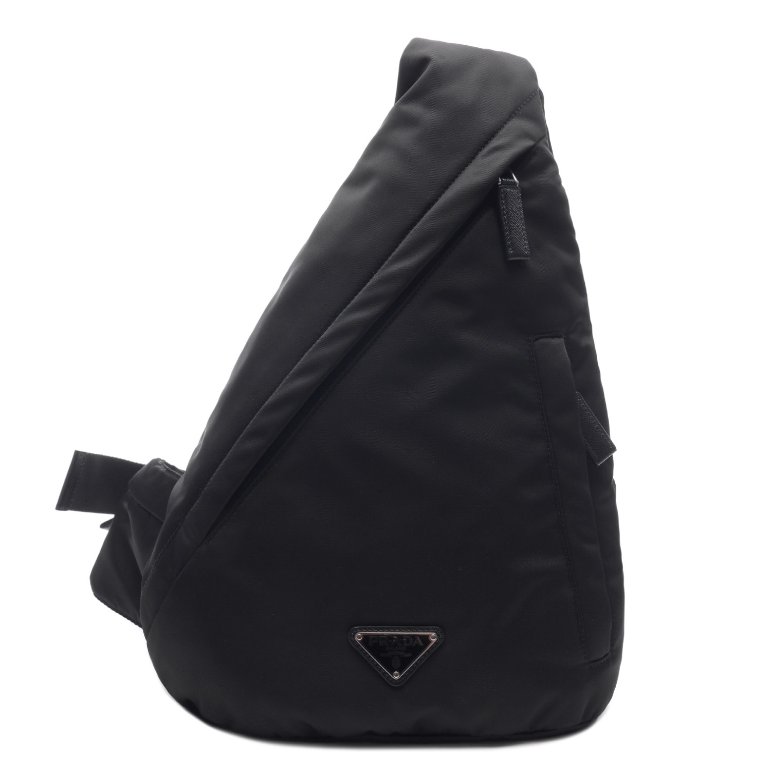 [15% 쿠폰] 프라다 리나일론 앤 레더 백팩 블랙([15% 쿠폰] Prada Re-Nylon and Leather Backpack Black) - 2