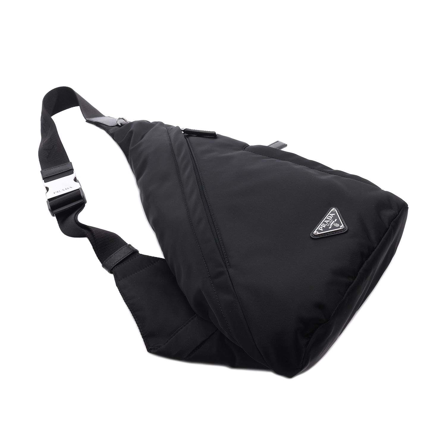 [15% 쿠폰] 프라다 리나일론 앤 레더 백팩 블랙([15% 쿠폰] Prada Re-Nylon and Leather Backpack Black) - 5