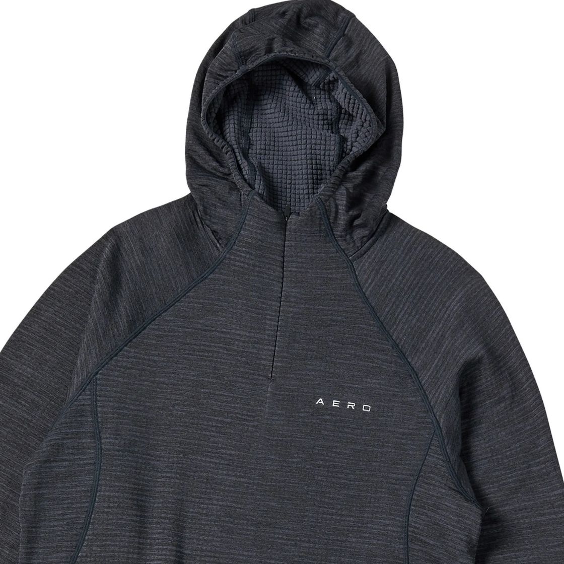 사피엔스 에어로 테크 와플 하프집 후디드 탑(Sapiens Aero Tech Waffle Half-Zip Hooded Top) - 3