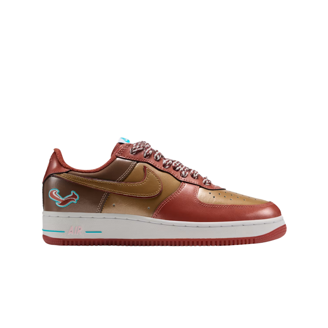 나이키 x 니고 x 제이홉 에어포스 1 로우 '01 번트 선라이즈 앤 메탈릭 골드(Nike x Nigo x J-Hope Air Force 1 Low '01 Burnt Sunrise and Metallic Gold)