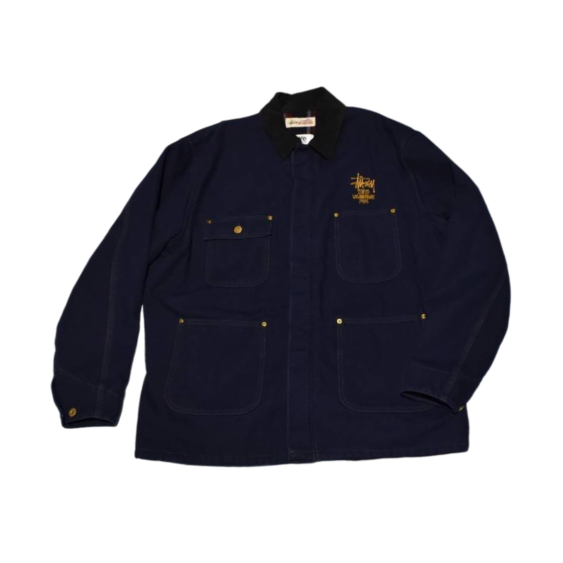 준야 와타나베 x 스투시 커버올 자켓 네이비(Junya Watanabe x Stussy Coverall Jacket Navy)