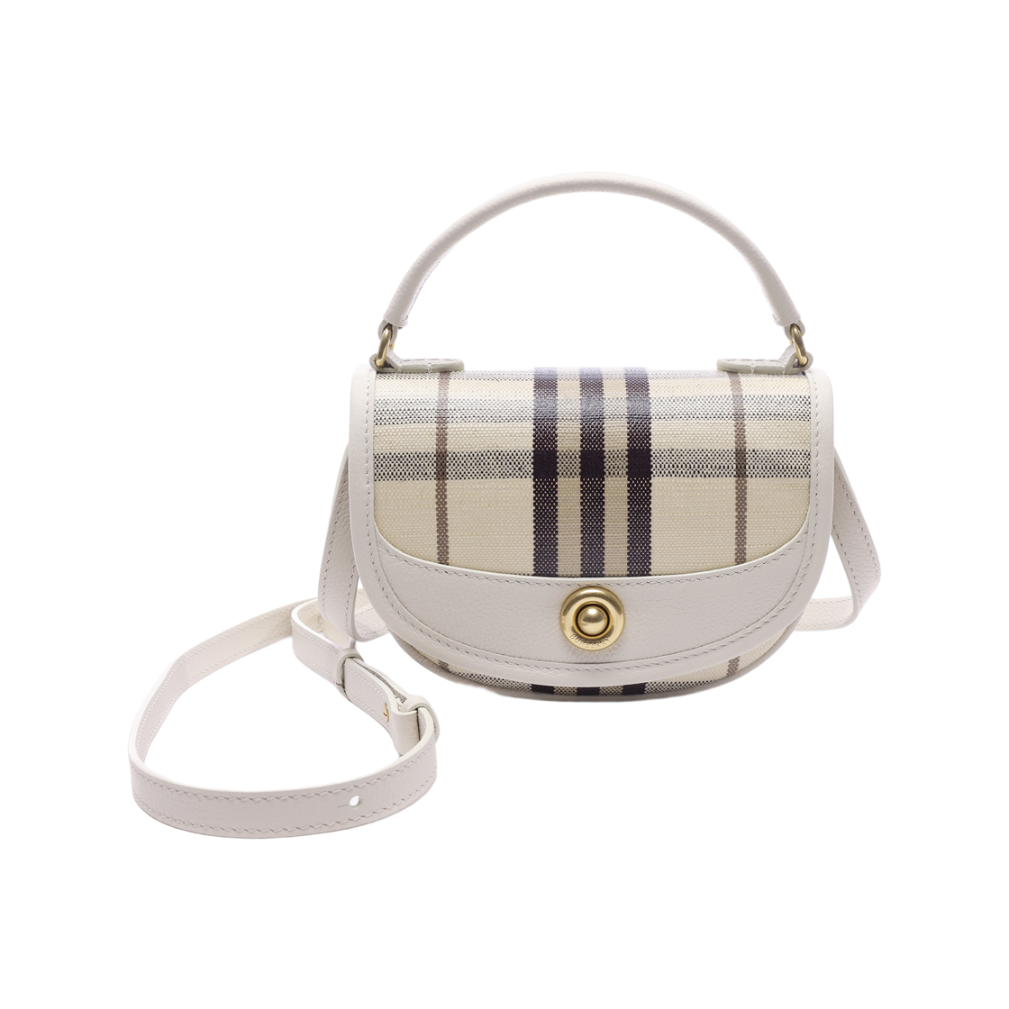 8120031 LIGHT BEIGE 26F [15% 쿠폰] Burberry Mini Highlands Bag Light Beige