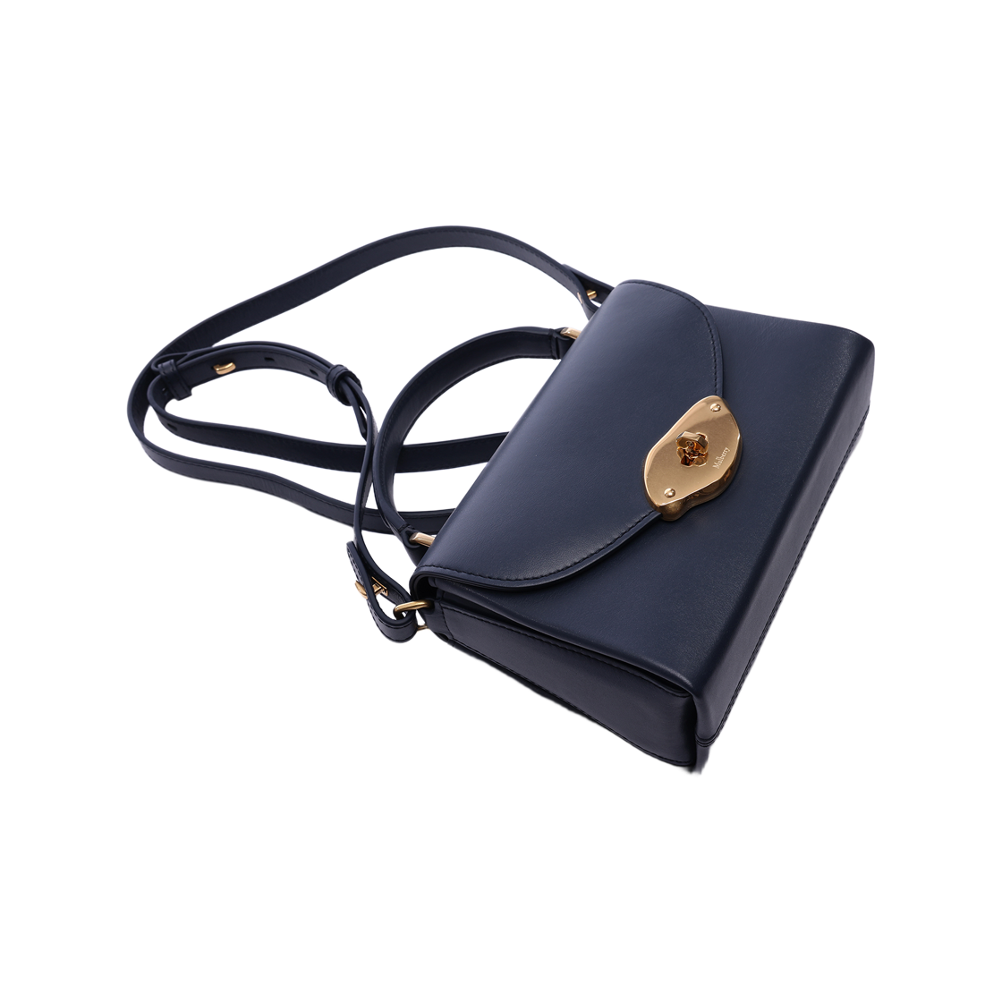[15% 쿠폰] 멀버리 스몰 라나 토트백 네이비([15% 쿠폰] Mulberry Small Lana Tote Bag Navy) - 5