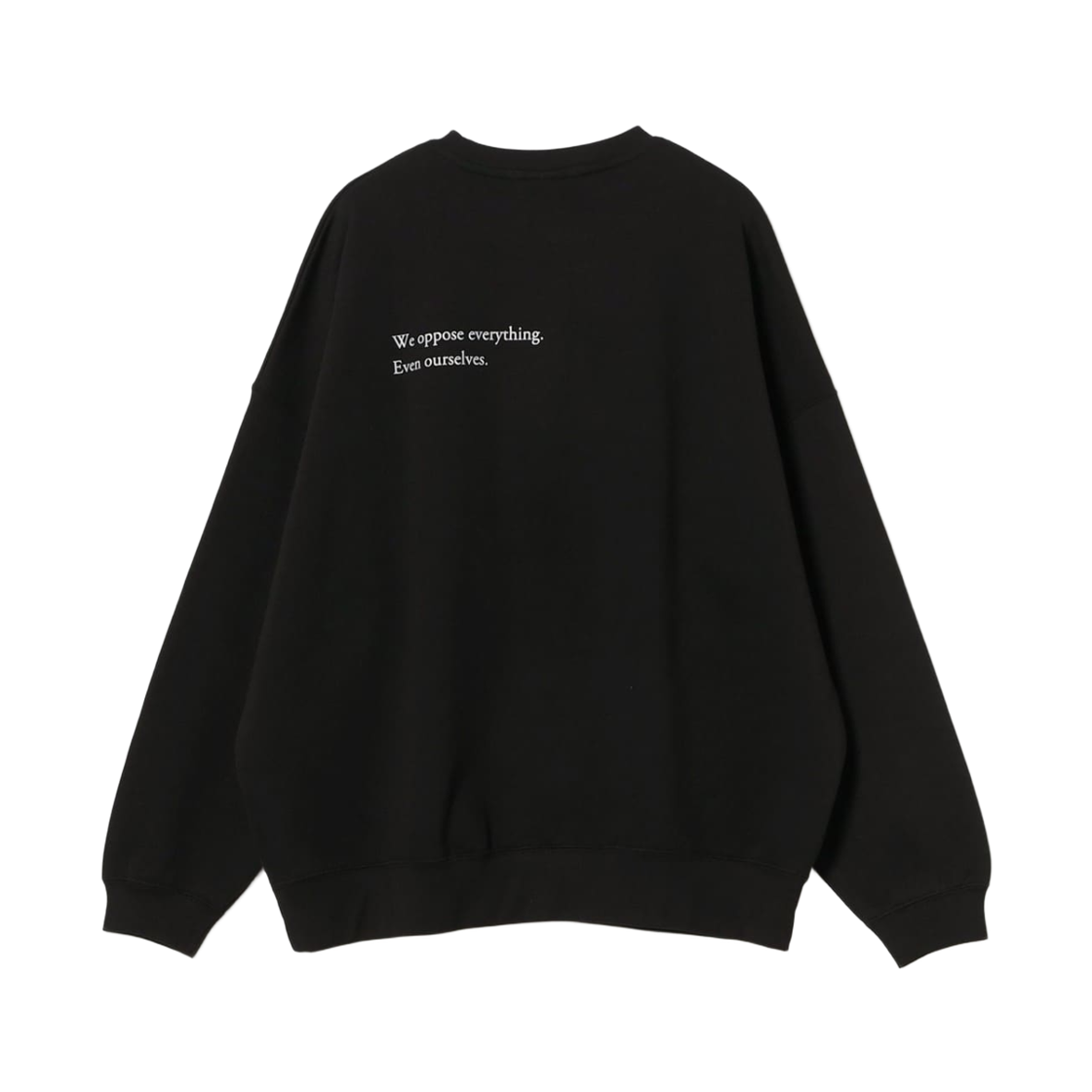 라이무라이토 오퍼사이트 스웨트셔츠 블랙(Limelight Opposite Sweatshirt Black) - 2