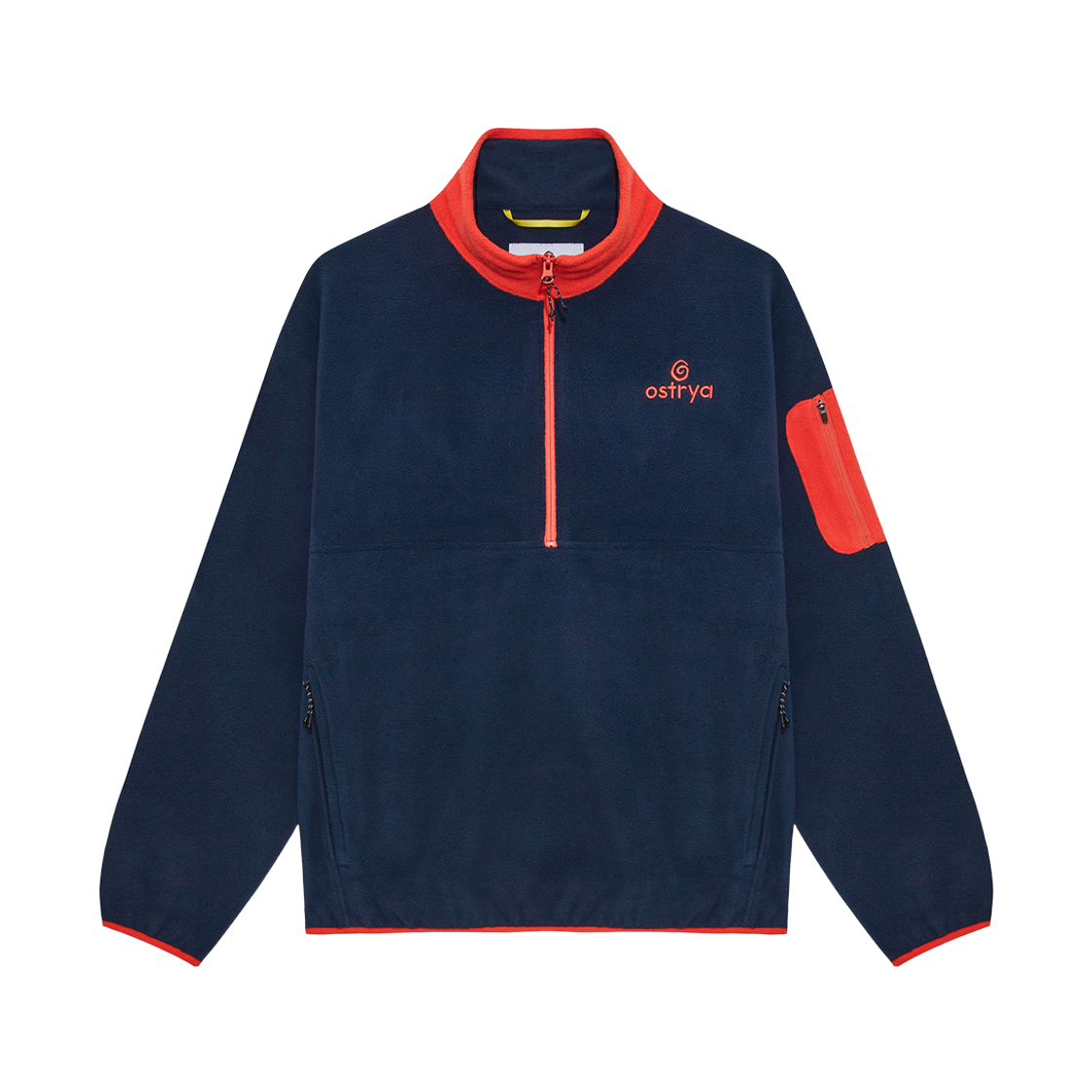 오스트리야 26FW 모레인 하프 집 플리스 블루베리(Ostrya 26FW Moraine Half Zip Fleece Blueberry)