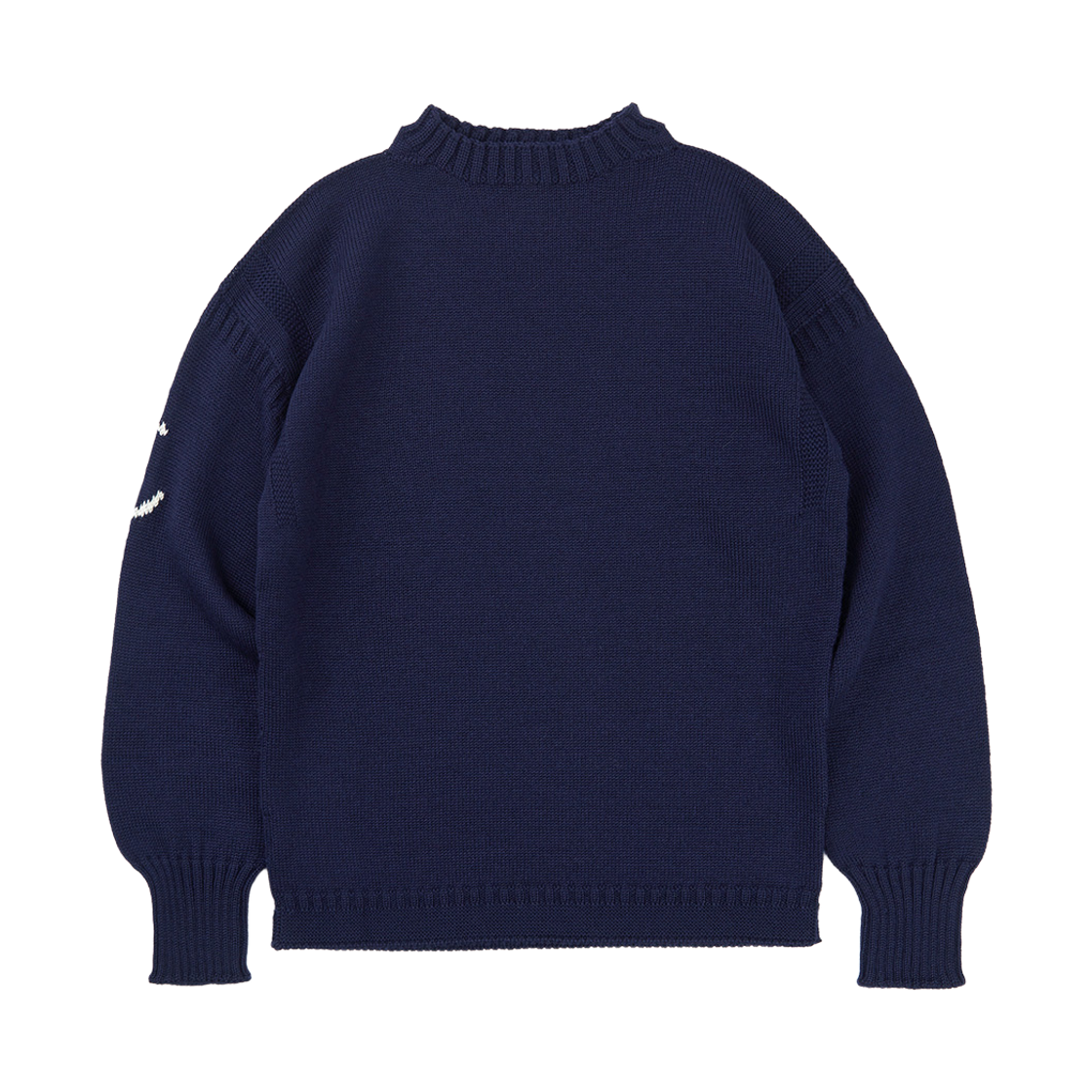 건지울른스 피셔맨 홀가먼트 스웨터 네이비(Guernsey Woollens Fisherman Wholegarment Sweater Navy) - 2