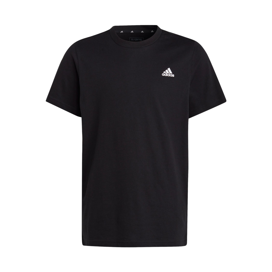 HR6397 (Kids) Adidas Essentials Small Logo Cotton T-Shirt Black White - KR Sizing