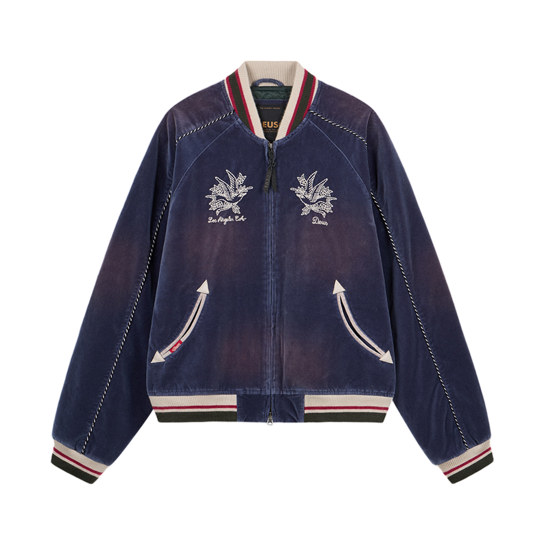 - Deus Ex Machina Velourity Souvenir Jacket Navy