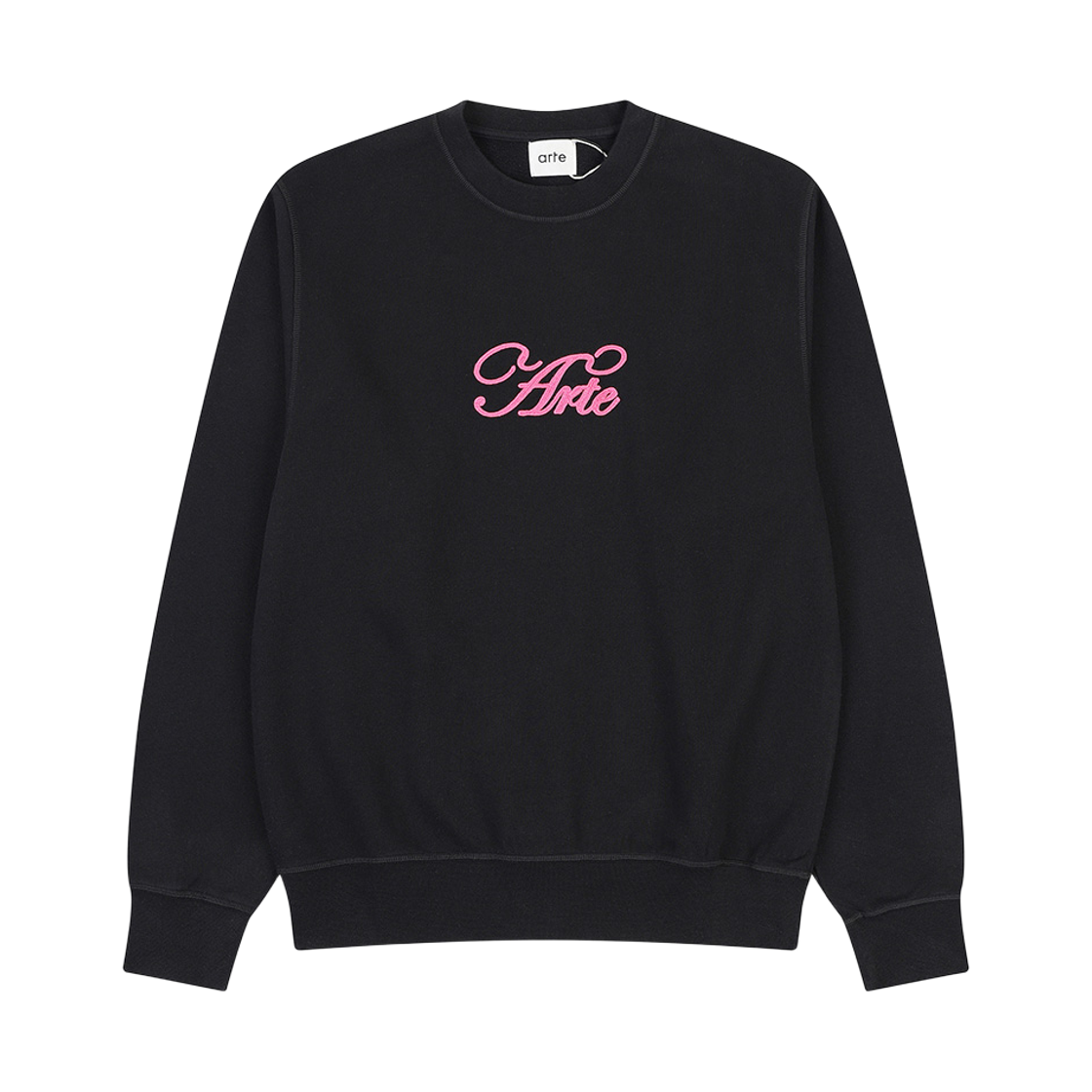 A14CMT0003BK PEER Arte Antwerp Logo Crewneck Black
