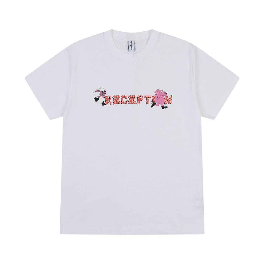 RN4CTT0003WH PEER Reciption SS Tee Bacon Cotton Single Jersey White