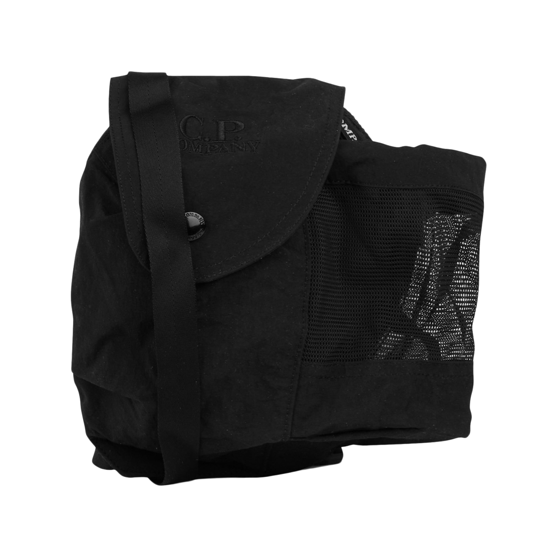 18CMAC176A 110188G 999 [15% 쿠폰] C.P. Company Embroidered Logo Mini Crossbag Black