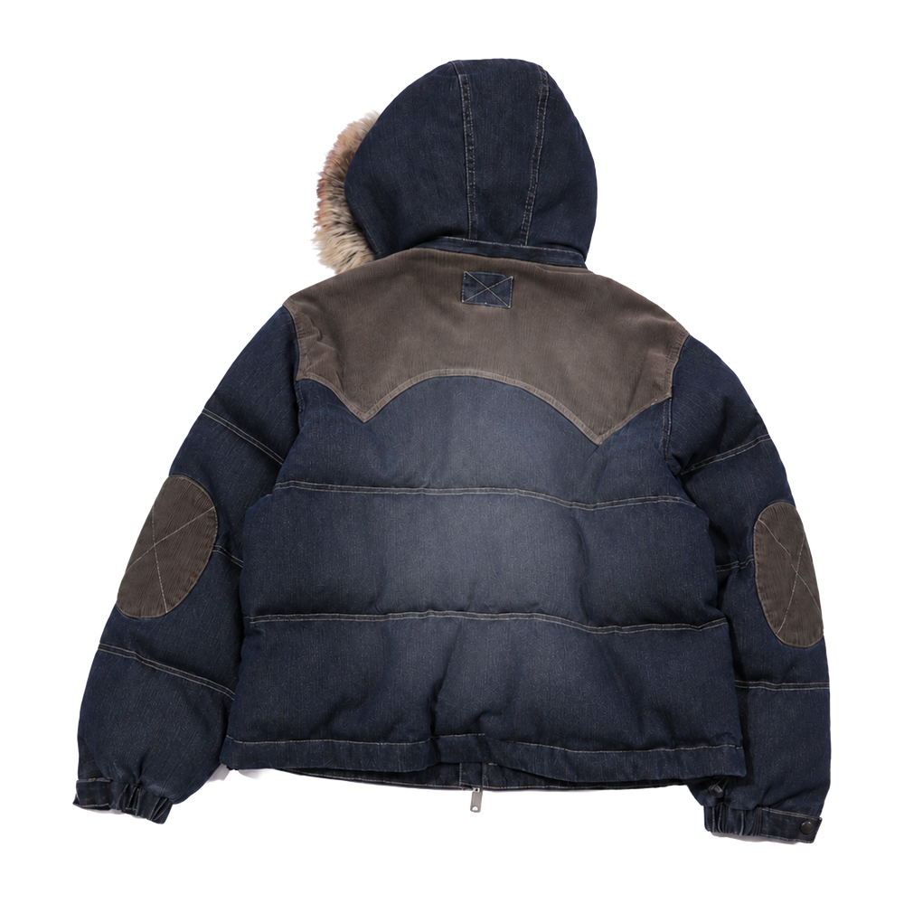 메인부스 빈티지 웨스턴 푸퍼 자켓 인디고(MAINBOOTH Vintage Western Puffer Jacket INDIGO) - 2