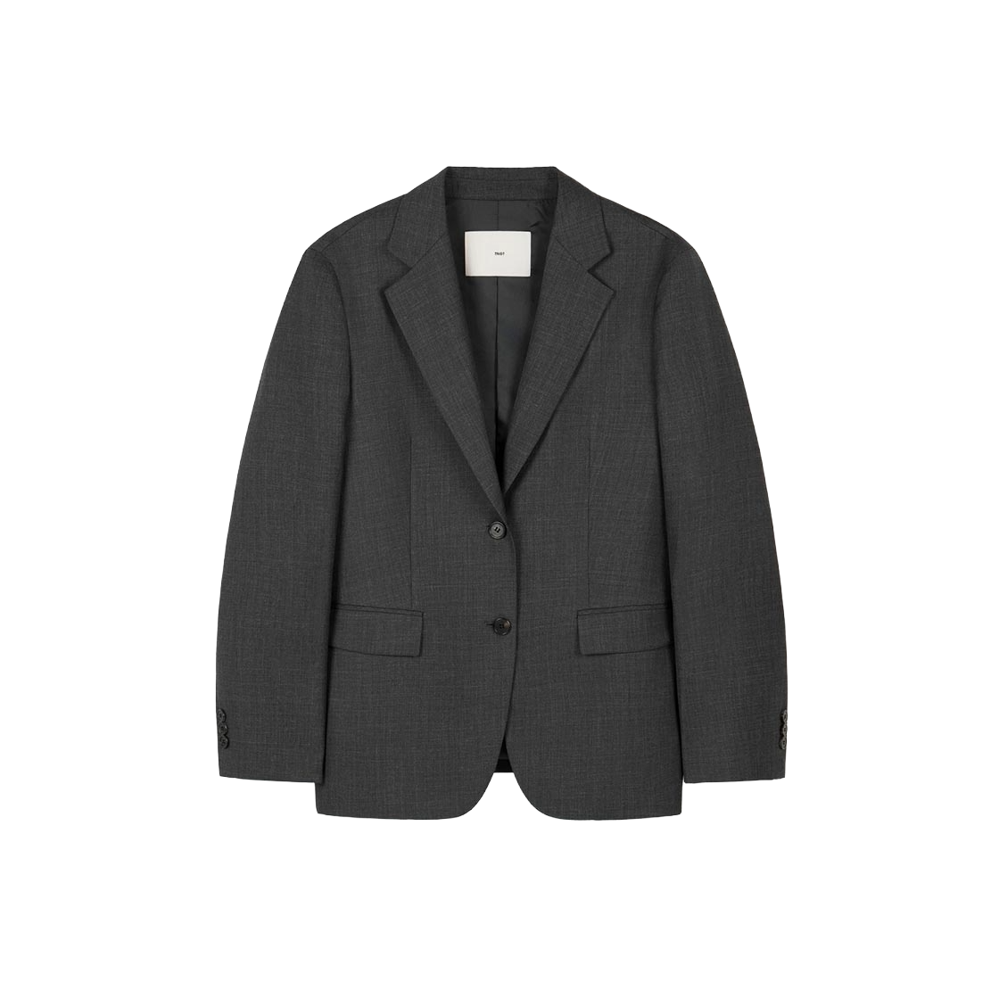 TNJA6F300G2 TNGT W Wool Blend Comfort Set-Up Jacket Charcoal