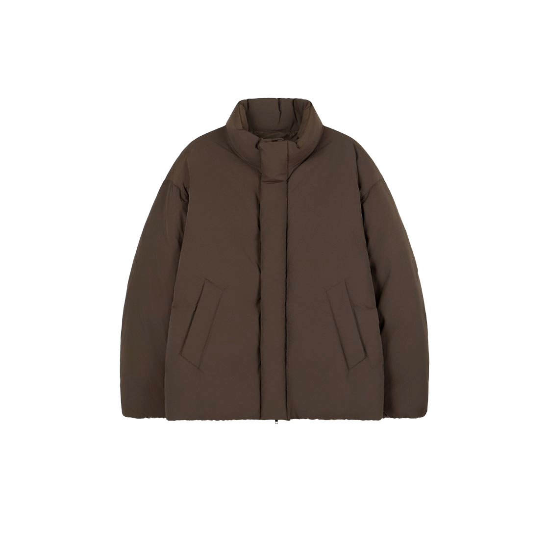 TNJU6F204D2 TNGT Essential European Goose Down Jacket Red Brown