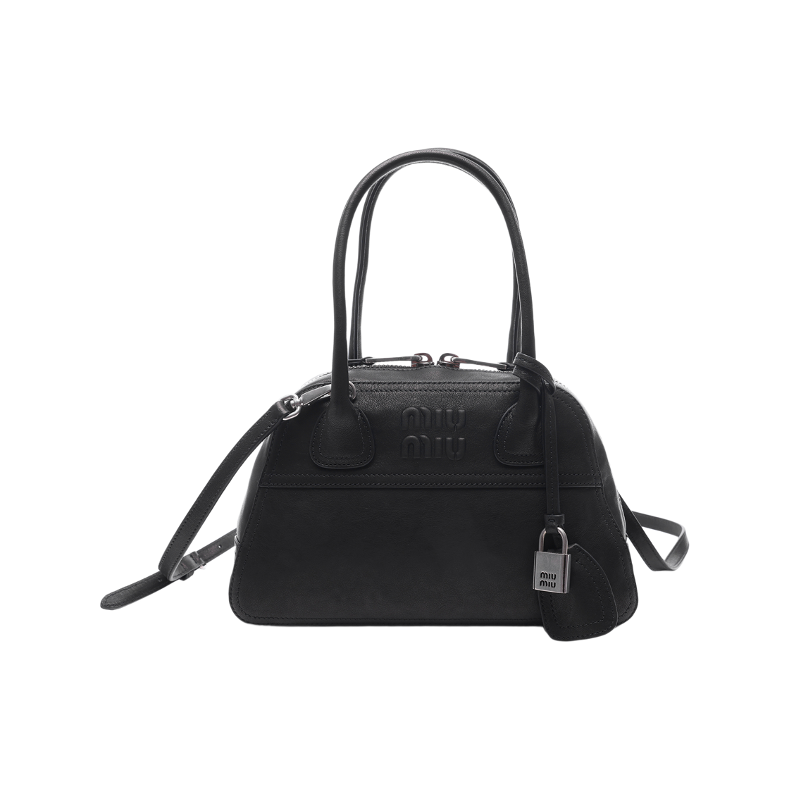 5BB200 2BBL F0002 V OOO [15% 쿠폰] Miu Miu Vivant Nappa Leather Bag Black