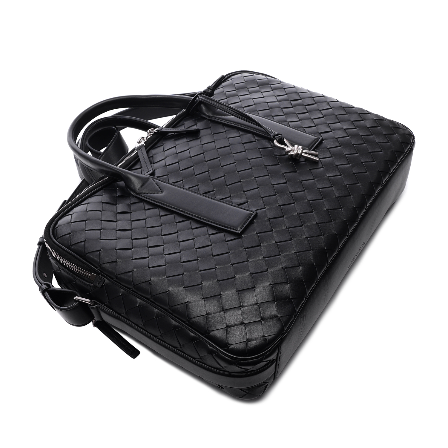 [15% 쿠폰] 보테가 베네타 겟어웨이 라지 브리프케이스 블랙([15% 쿠폰] Bottega Veneta Getaway Large Briefcase Black) - 5