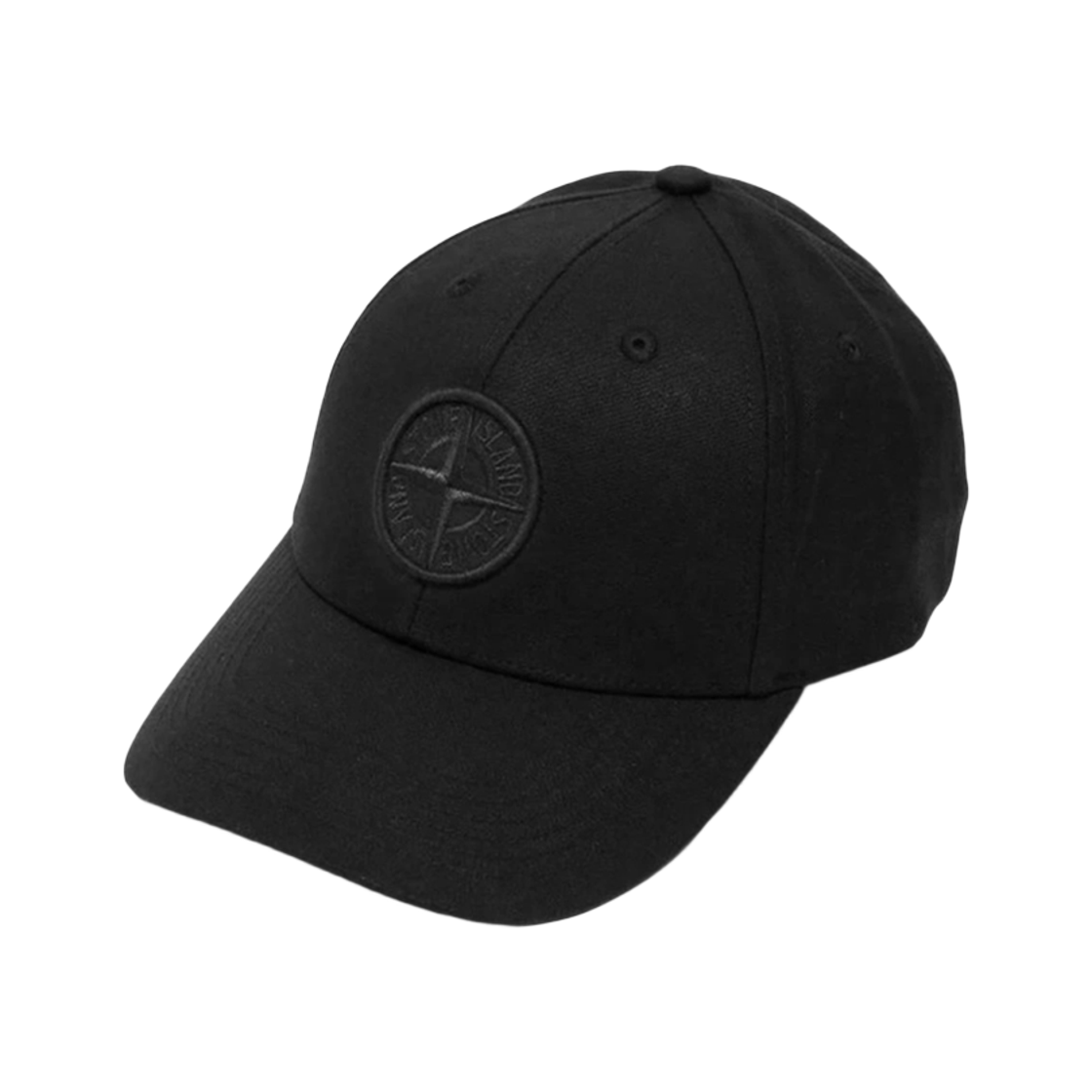 L2S15 9100013 S0248 V0029 [15% 쿠폰] Stone Island Embroidered Logo Cotton Baseball Cap Black