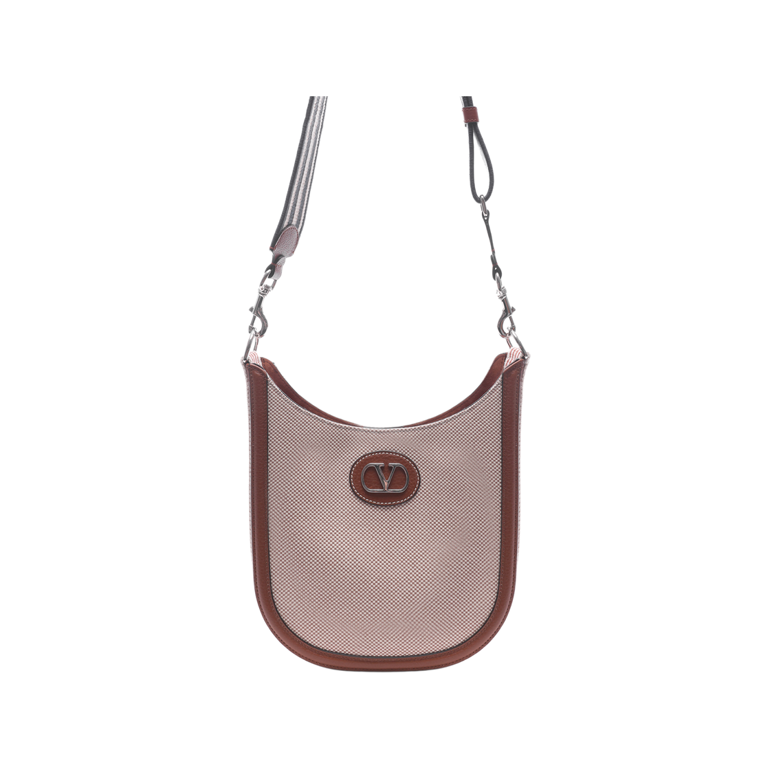 6W2B0R41 NYP QYD 25S [15% 쿠폰] Valentino Antibes Medium Hobo Bag Brown