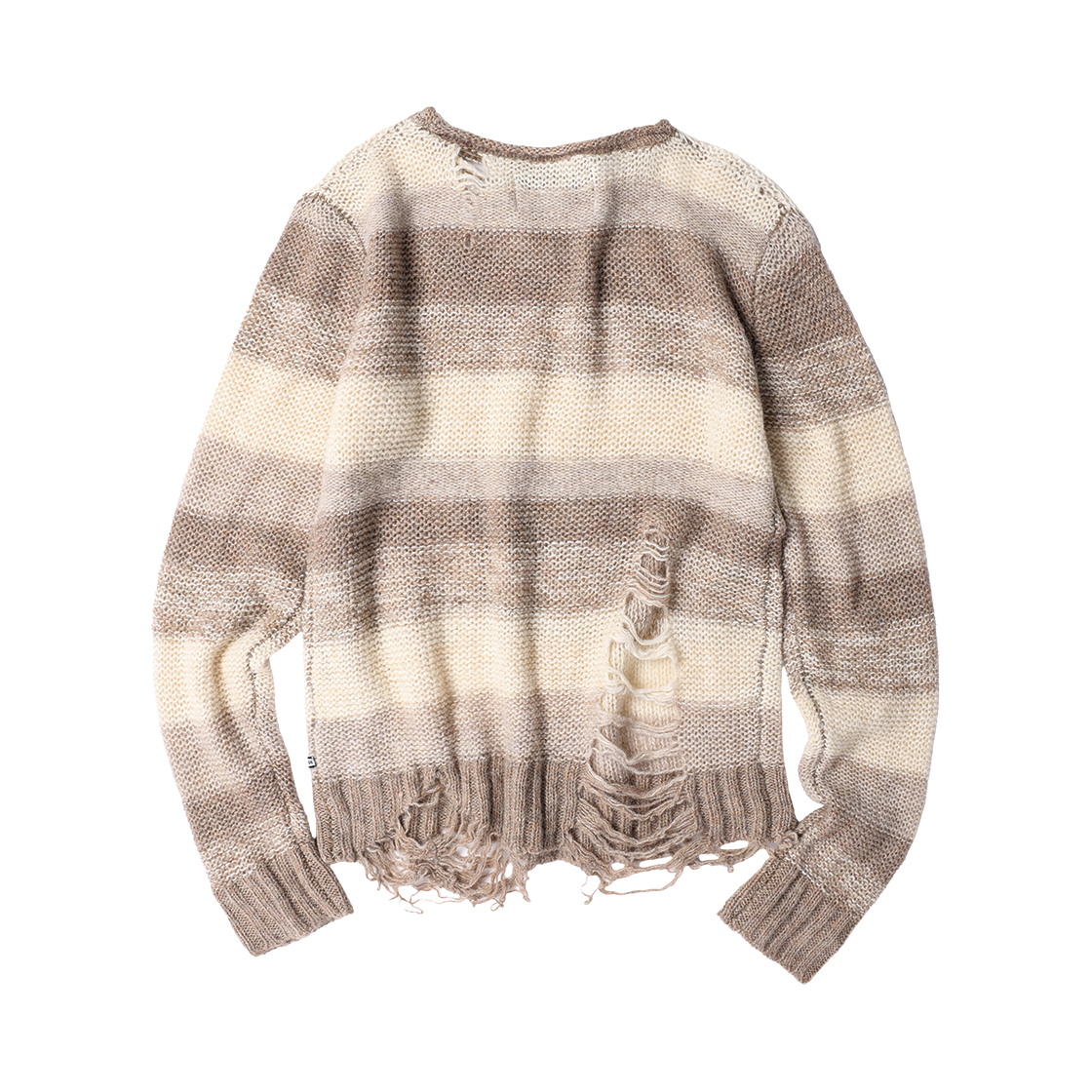 더바이닐하우스 그런지 스트라이프 스웨터 브라운(Thevinylhouse Grunge Stripe Sweater Brown) - 2